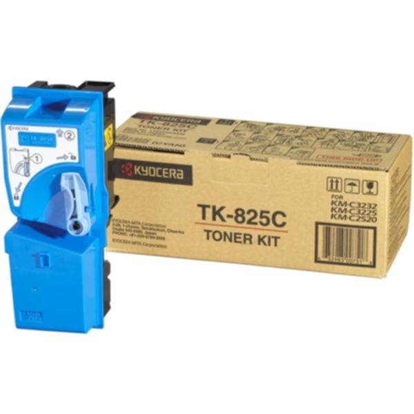 Kyocera Tonerkassett cyan TK-825C Tilsvarer: N/A