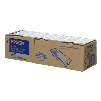 Epson Tonerkassette sort, 3.000 sider, return S050585 Modsvarer: N/A billede