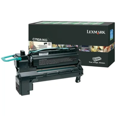 Lexmark Tonerkassette sort 6.000 sider return C780A1KG Modsvarer: N/A