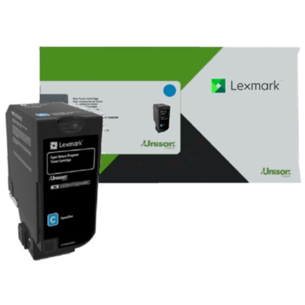Lexmark Tonerkassett cyan, 3.000 sider 74C20C0 Tilsvarer: N/A