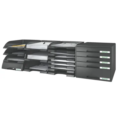 Brevkorg Jumbo Leitz Plus svart
