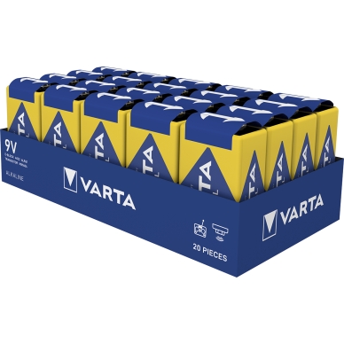 Varta Varta Industrial Pro 9V batteri - Bulk 20 stk 4022211111 Modsvarer: N/A