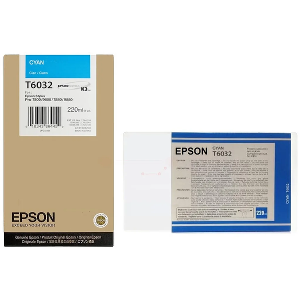 Epson T6032 Bläckpatron Cyan