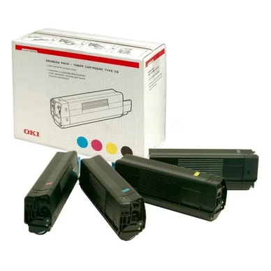 OKI Toner Rainbow Kit 4x5000 sider 42403002 Modsvarer: N/A
