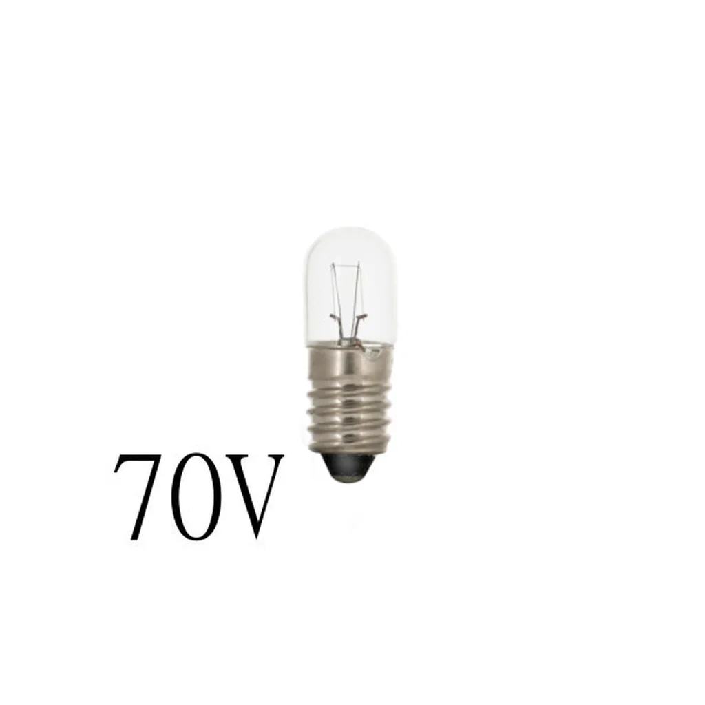 Glöd Signallampa E10 T10x28 40mA 2,8W 70V