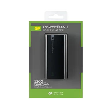 GP BATTERIES GP PowerBank Yolo, 5200 mAh 405109 Modsvarer: N/A