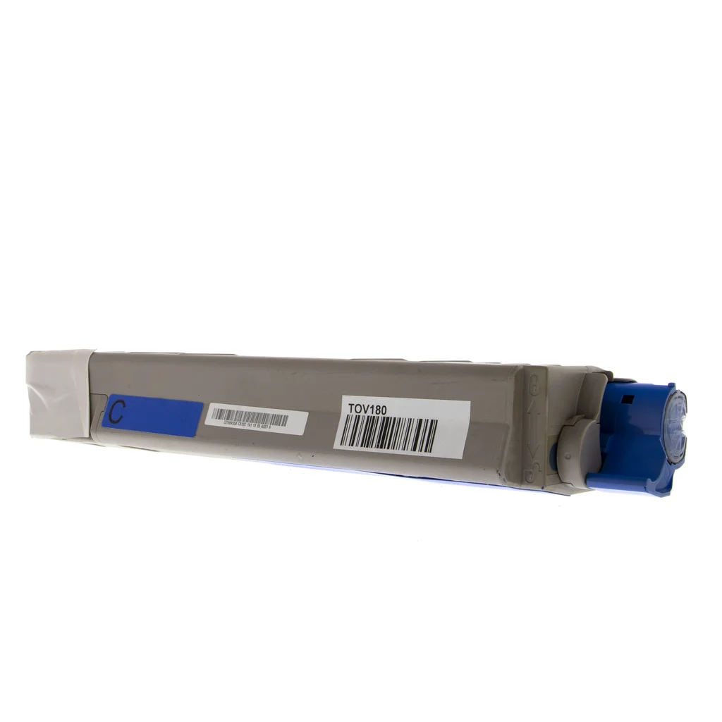 Tonerkassett, ersätter Oki 44059107, cyan, 8.000 sidor