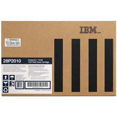 Infoprint Tonerkassette sort Return Prog High Yield 30.000 sider 28P2010 Modsvarer: N/A
