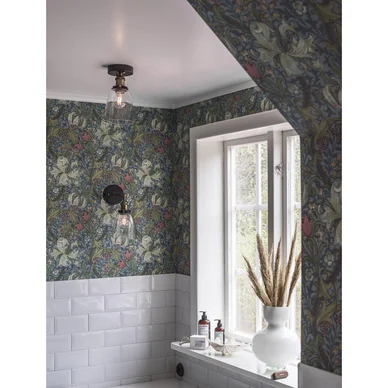 PR Home Kappa Væglampe Sort/mässing Klar 14cm 3201400 Modsvarer: N/A