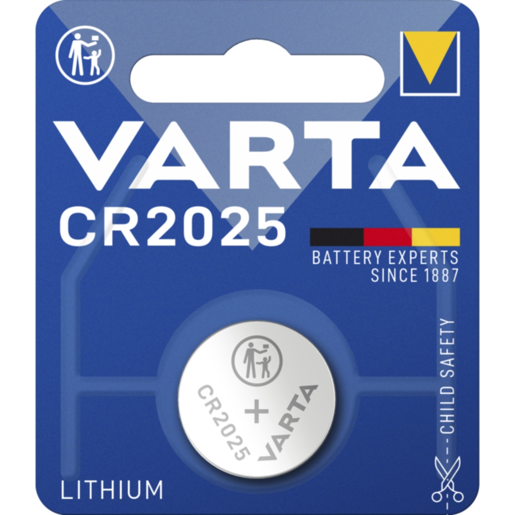 Varta CR2025 Litium knappcellsbatteri - 1 Pack