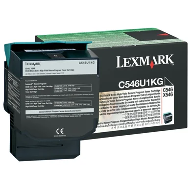 Lexmark Tonerkassette sort High Yield C546U1KG Modsvarer: N/A billede