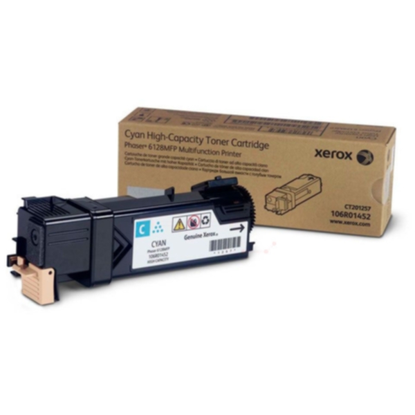 Xerox Tonerkassett cyan 2.500 sider 106R01452 Tilsvarer: N/A