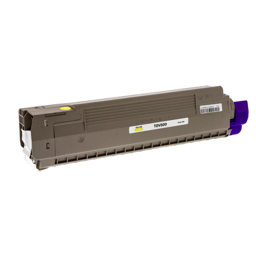Tonerkassett, ersätter Oki 44059165, gul, 7.300 sidor