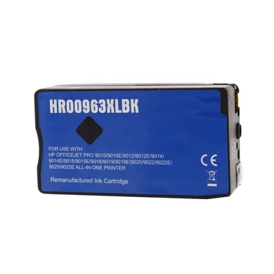 WL Blækpatron, erstatter HP 963XL, sort, 2.000 sider CA-963XL-BK Modsvarer: 3JA30AE