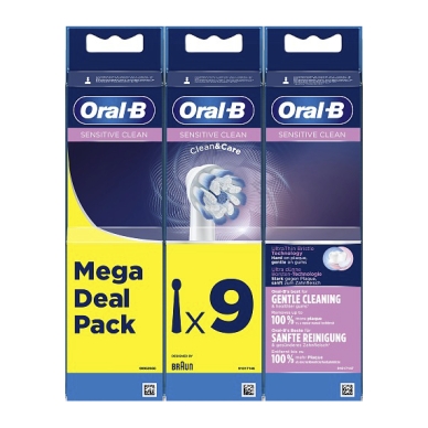 Oral-B alt Oral-B Aufsteckbürsten Sensitive Clean & Care 9er-Pack