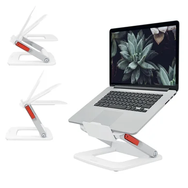 Leitz Ergo Cosy Laptopställ vinklar vit