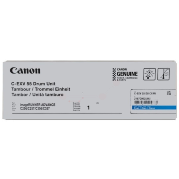 Canon Canon C-EXV 55 Valse cyan 2187C002 Tilsvarer: N/A