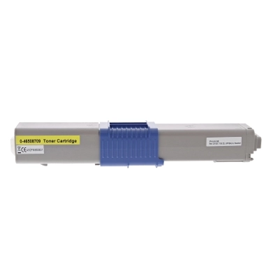 Tonerkassett, ersätter Oki 46508709, gul, 3.000 sidor
