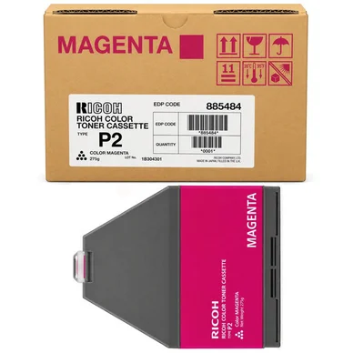Ricoh Tonerkassette magenta Type P2 10.000 sider 888237 Modsvarer: N/A