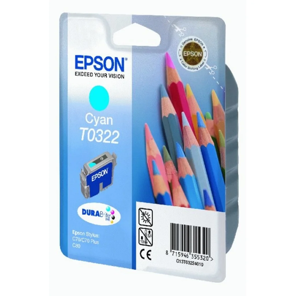 Epson T0322 Bläckpatron Cyan