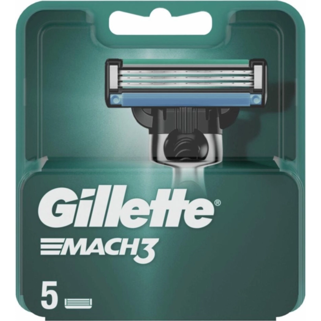 Gillette Gillette Mach3 barberblad, 5-pakning Barberblad og barberhøvler,Personpleie,Barberblad og barberhøvler