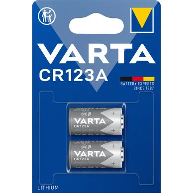 Varta Ammattimainen litium CR123A paristo - 2 kpl