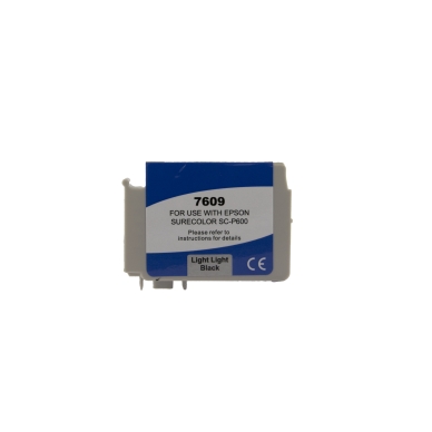 Bläckpatron, ersätter Epson T7609, ljussvart, 32 ml