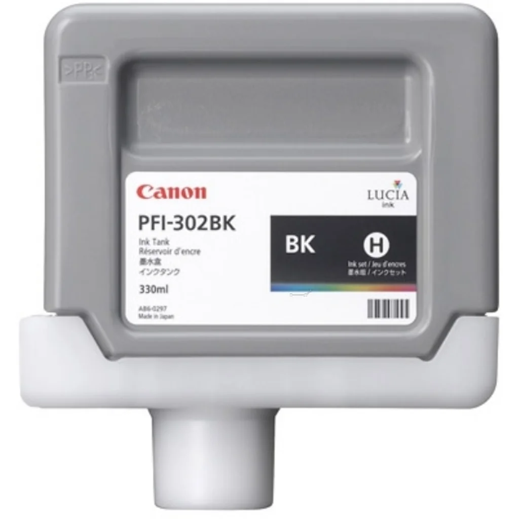 Canon PFI-302 BK Bläckpatron Svart