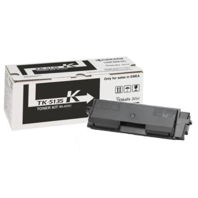 Kyocera Tonerkassette sort 10.000 sider TK-5135K Kyocera Tonerkassette sort 10.000 sider TK-5135K