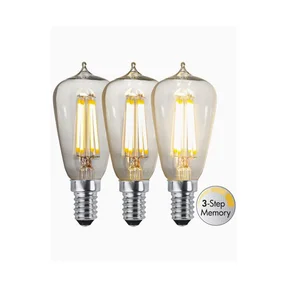 Star Trading Led-Lampa Mini Edison E14 3-stegs dimring