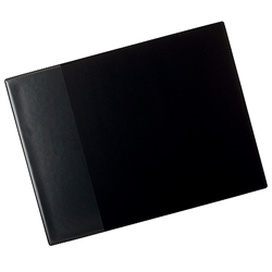 Schreibunterlage 53x40 cm mit Fach schwarz