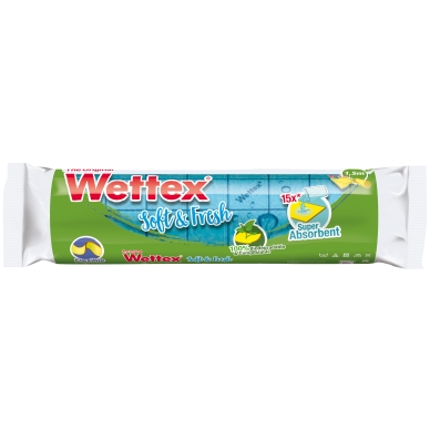 Vileda Wettex Soft & Fresh opvaskeklud 1,5 meter rulle 7391704803015 Modsvarer: N/A