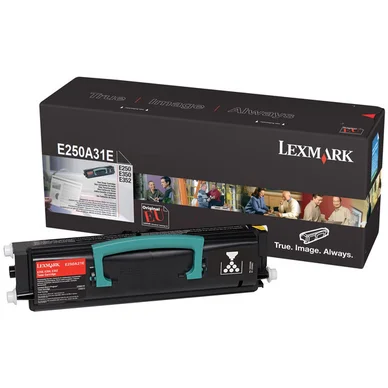 Lexmark Tonerkassette sort 3.500 sider E250A31E Modsvarer: N/A
