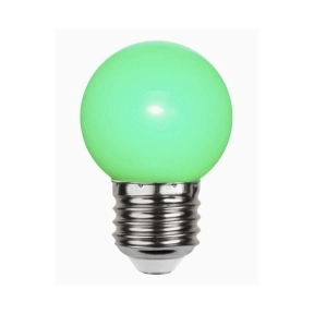 Grön LED E27 Lampa 1W