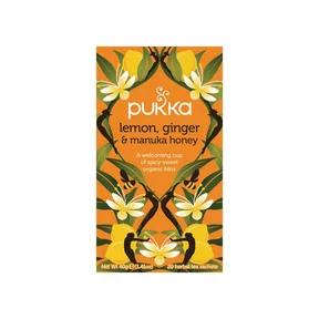Pukka Lemon, ginger & Manuka Honey tepåsar 20-pack