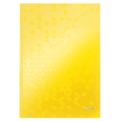 Leitz alt Notitieblok Wow A4 gelijnd wit, harde kaft 90 g/80 vel geel