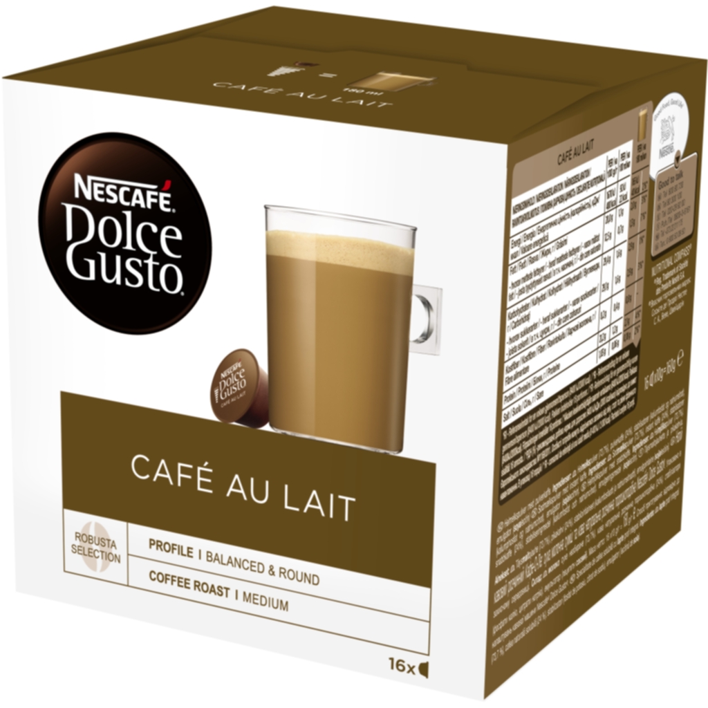 Dolce gusto Nescafe Dolce Gusto Café© Au Lait kaffekapsler, 16 stk. Livsmedel,Kaffekapsler,Kaffekapsler