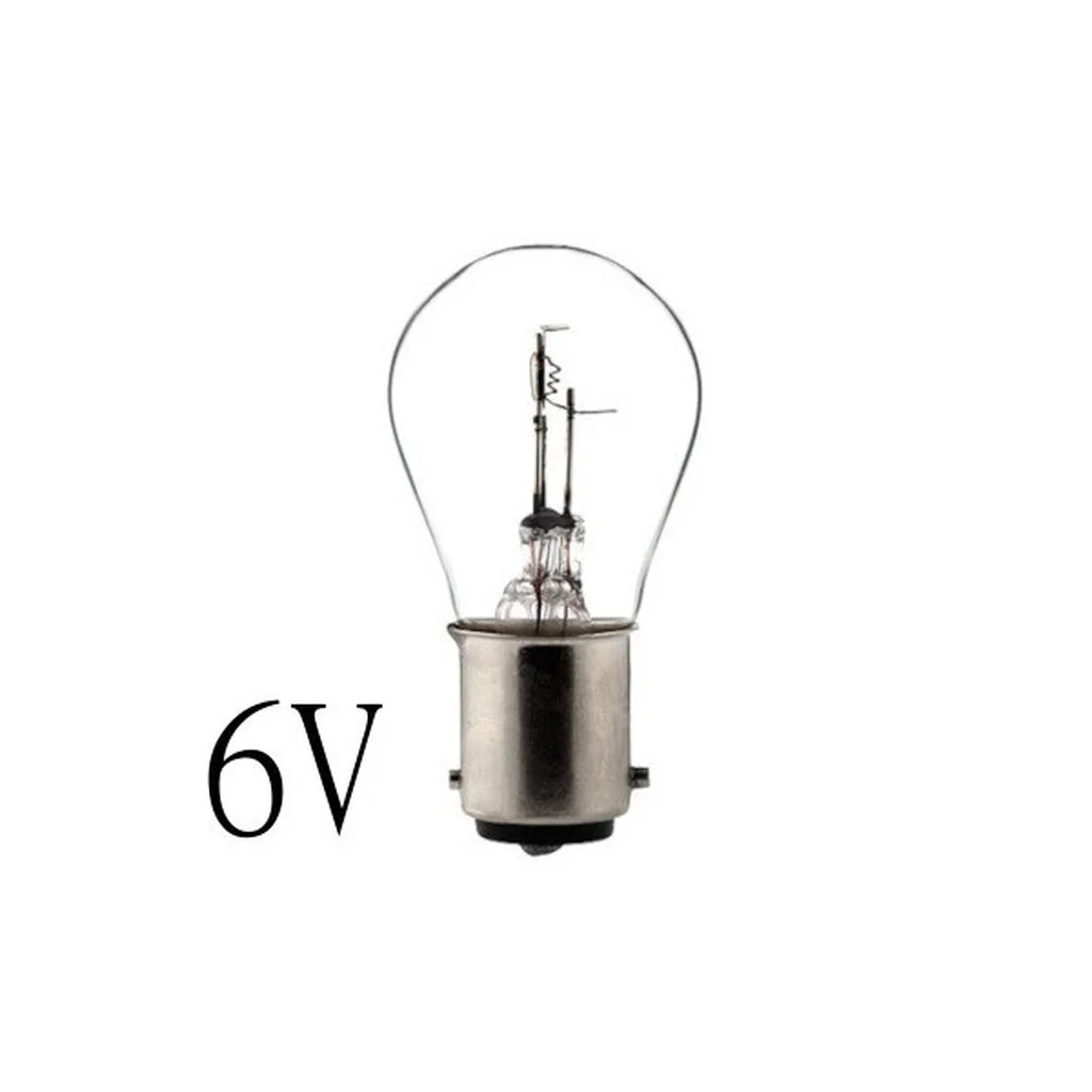 Bosma moped/motorcykellampa BaX15d 25x47 15/15W 6V