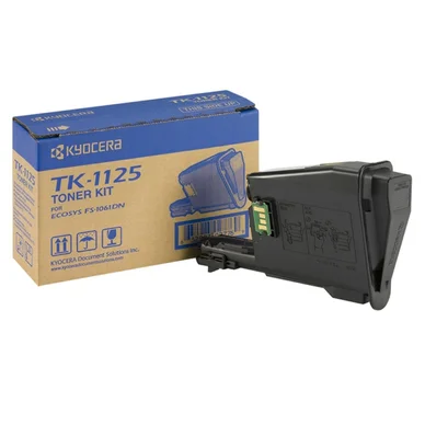 Kyocera Tonerkassette sort, 2.100 sider TK-1125 Modsvarer: N/A billede