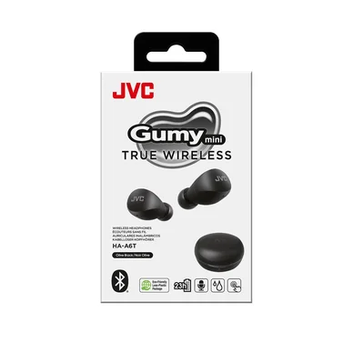 JVC Gumy True Wireless Mini Earphones Black