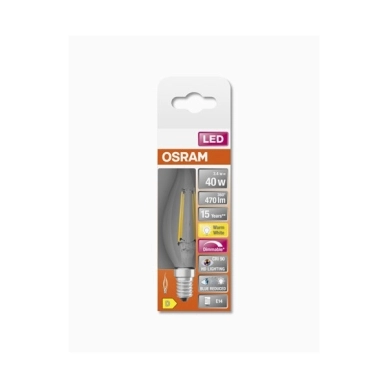 Dimbar E14 LED Kronljus 3,4W ra90 2700K