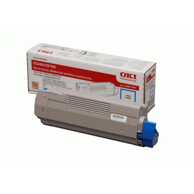 OKI Tonerkassette cyan 2000 sider 43872307 Modsvarer: N/A billede