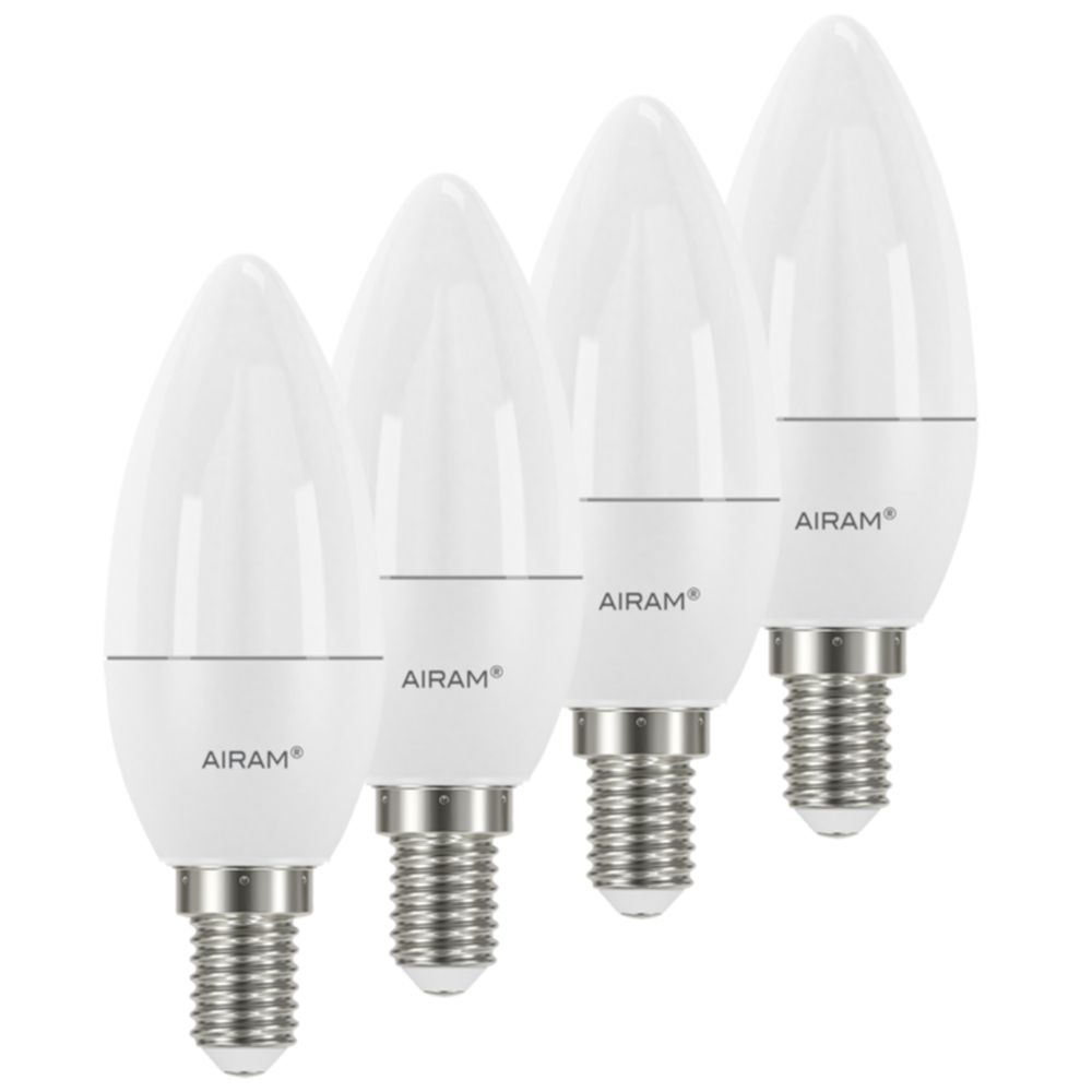 Bilde av Airam 4-pack E14 Led-lampor 3,5w 2700k 250 Lumen 4711739 Tilsvarer: N/a