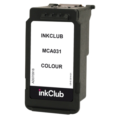 inkClub alt Blekkpatron, erstatter Canon CL-546XL, 3-farge, 300 sider