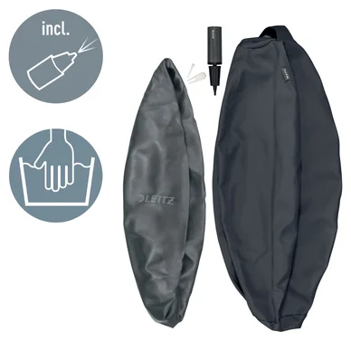 Leitz Ergo Active Sittboll med stoppfunktion 65cm mörkgrå