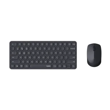 Rapoo RAPOO Tastatur/Mus Sæt 9010M Trådløs Multi-Mode Sort 6940056126542 Modsvarer: N/A billede