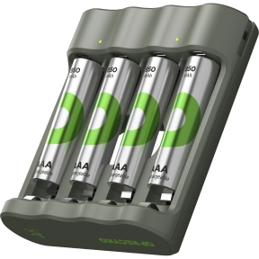 GP Recyko Everyday batteriladdare (USB) inkl 4 AAA 850 mAh