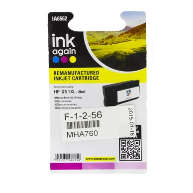 Bläckpatron magenta, ersätter HP 951XL