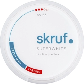 Skruf Superwhite No. 53 Fresh Mint Strong Slim