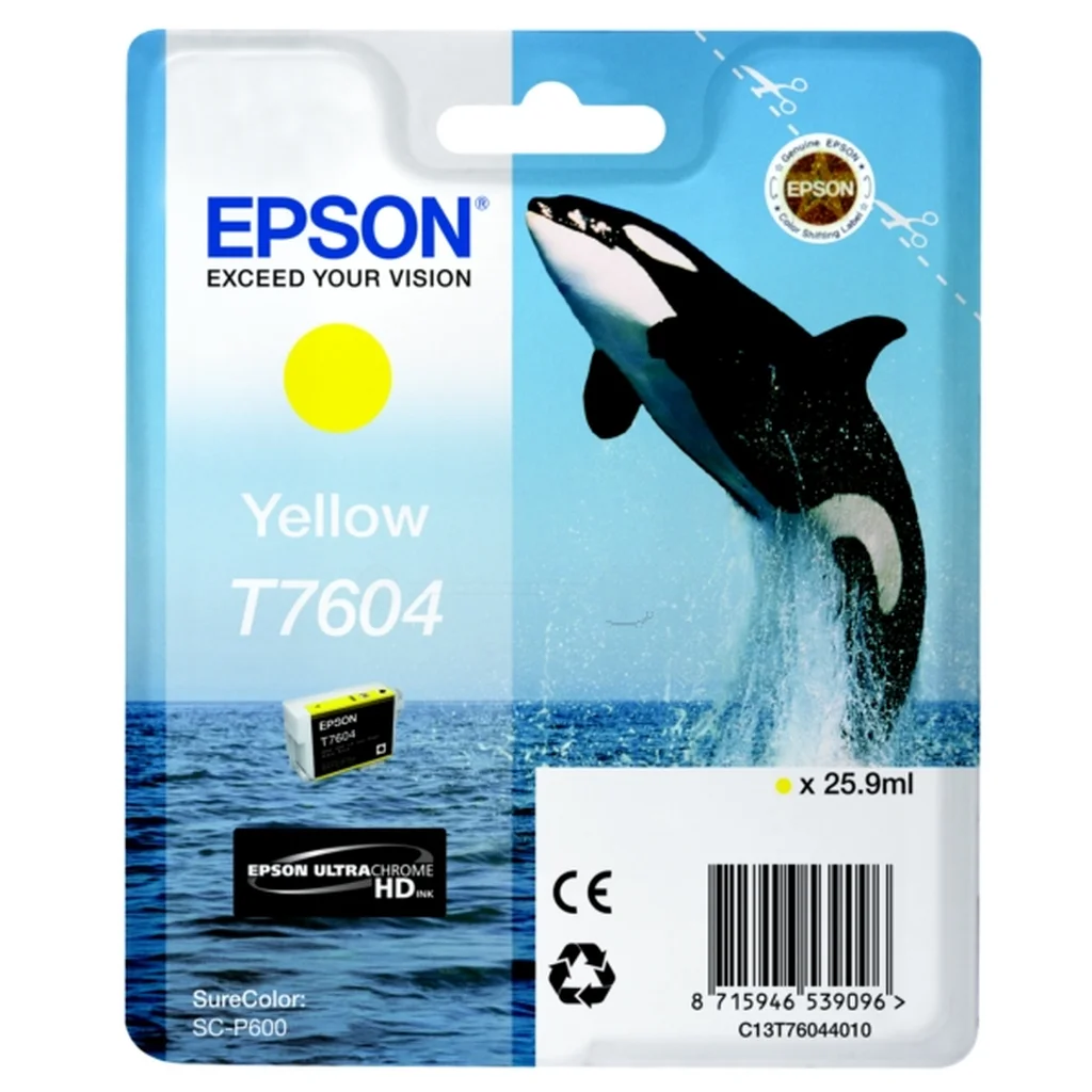 Epson T7604 Bläckpatron Gul